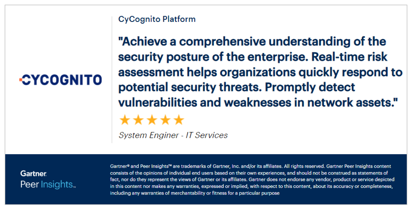 Achieve a comprehensive understanding of the security posture of the enterprise. Real-time risk assessment helps organizations quickly respond to potential security threats. Promptly detect vulnerabilities and weaknesses in network assets. Five stars.